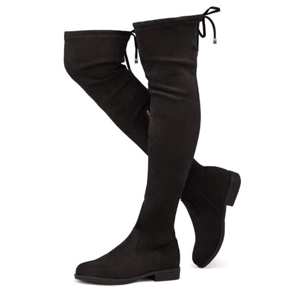 NIB Herstyle Secret Obsession Women's Over the Knee Boots Black 10 - Picture 1 of 16